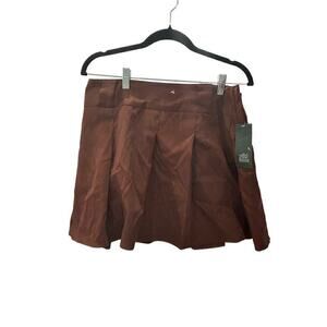 NWT brown wild fable pleated mini skirt